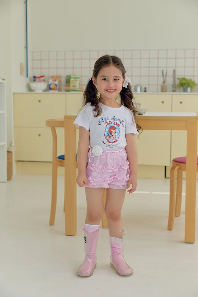 Dalla - Korean Children Fashion - #kidsshorts - Double Line Shirring Embossed Pants - 4