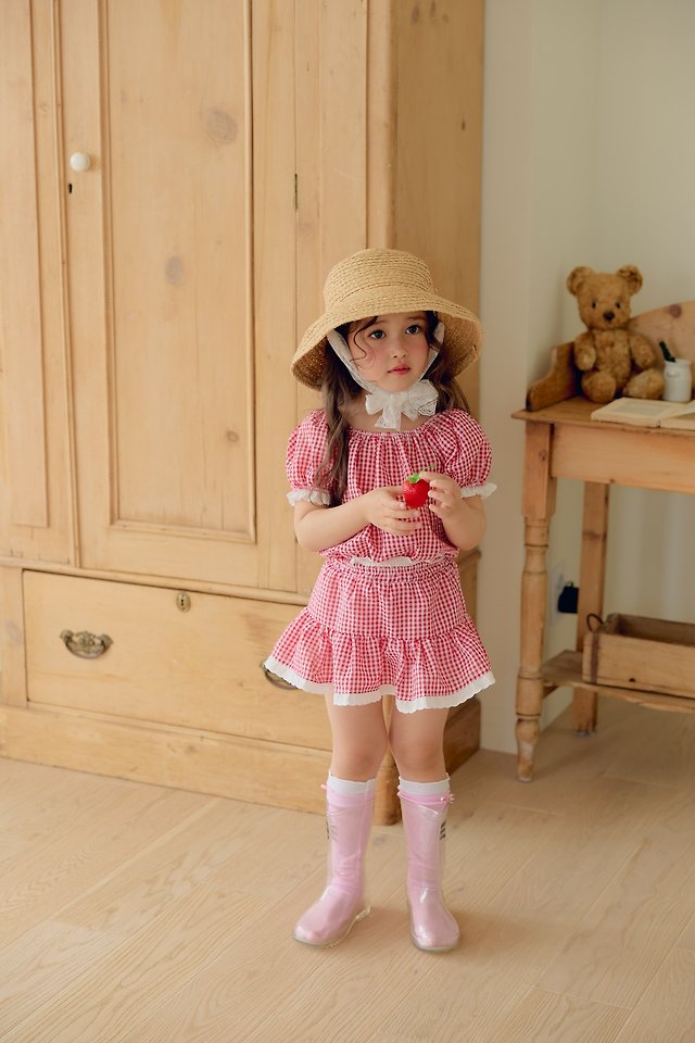 Dalla - Korean Children Fashion - #kidsstore - Cool Check Blouse - 9