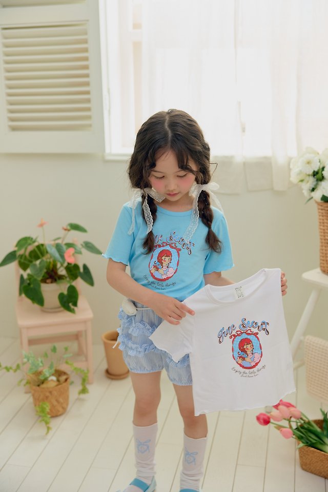 Dalla - Korean Children Fashion - #kidsstore - Pippi Crop Tee - 12