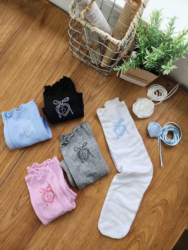 Dalla - Korean Children Fashion - #kidzfashiontrend - Printed Long Knee Socks
