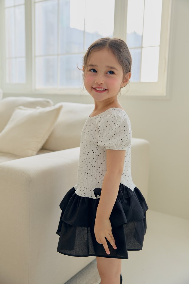 Dalla - Korean Children Fashion - #kidzfashiontrend - French Dot One-piece - 12
