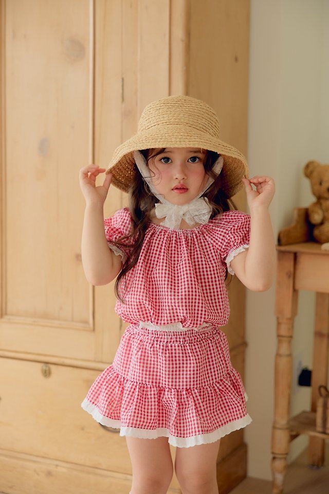Dalla - Korean Children Fashion - #kidzfashiontrend - Cool Check Blouse - 10