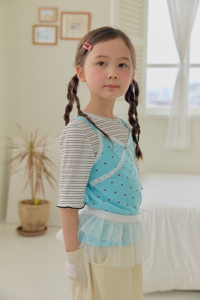 Dalla - Korean Children Fashion - #littlefashionista - Apple Dot Bustier - 11
