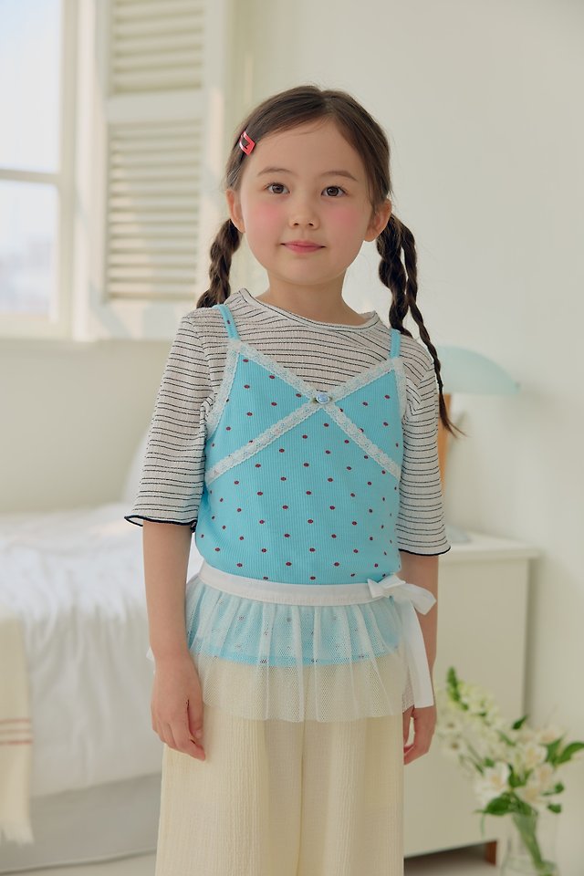 Dalla - Korean Children Fashion - #littlefashionista - Melody Stripe Tee - 3
