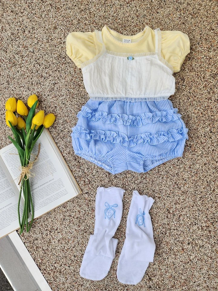 Dalla - Korean Children Fashion - #littlefashionista - Printed Long Knee Socks - 4