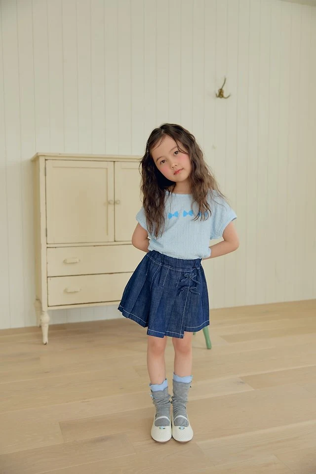 Dalla - Korean Children Fashion - #magicofchildhood - Back Ribbon Tee - 8