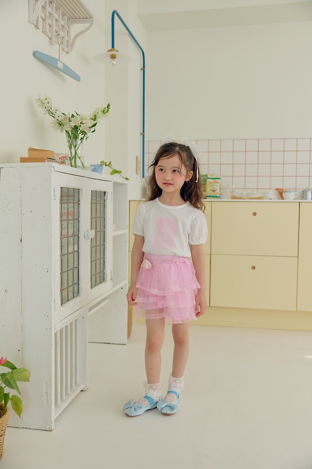 Dalla - Korean Children Fashion - #magicofchildhood - Pudding Lace Tee - 6