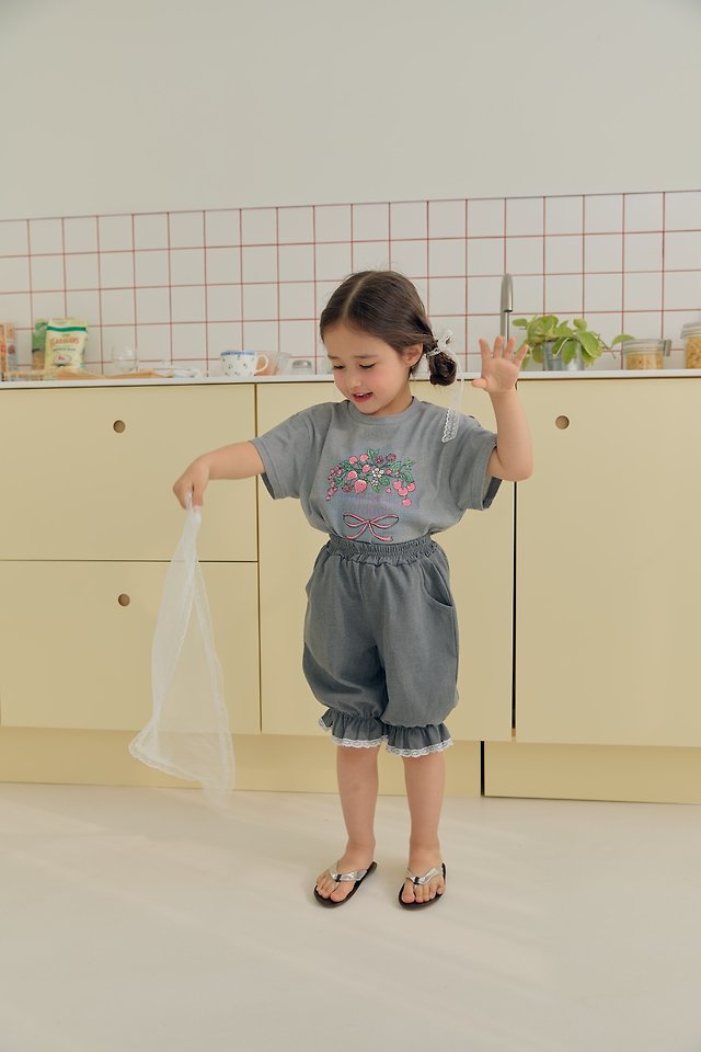 Dalla - Korean Children Fashion - #magicofchildhood - Pig Strawberry Tee - 5
