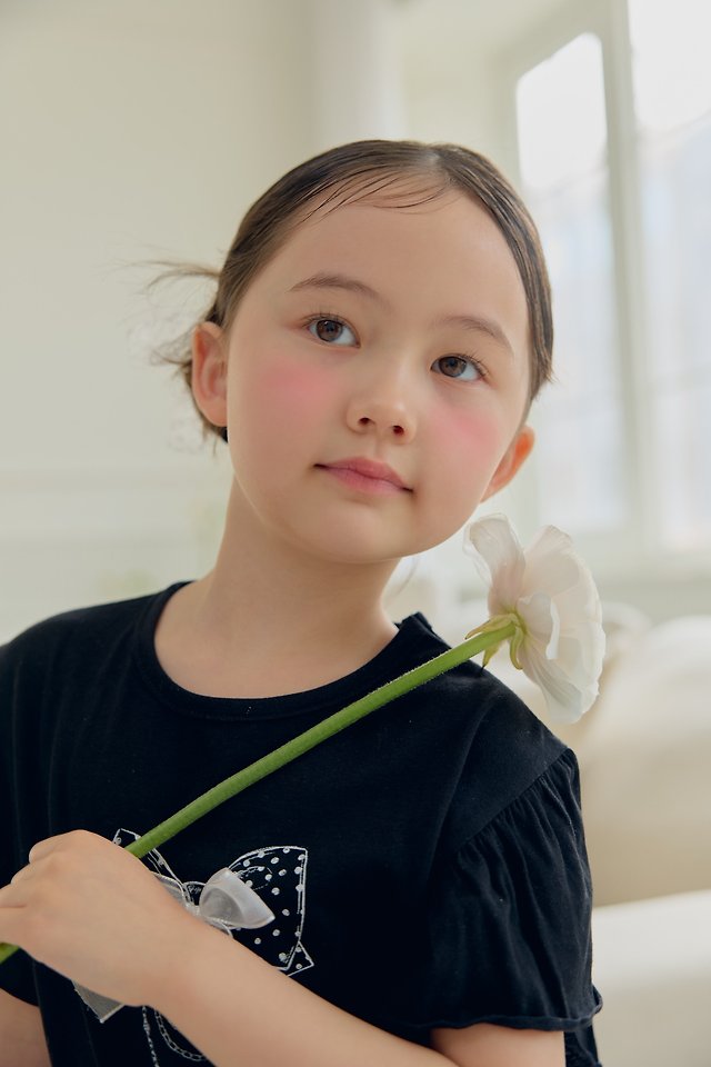 Dalla - Korean Children Fashion - #magicofchildhood - Coco Ribbon Tee - 3