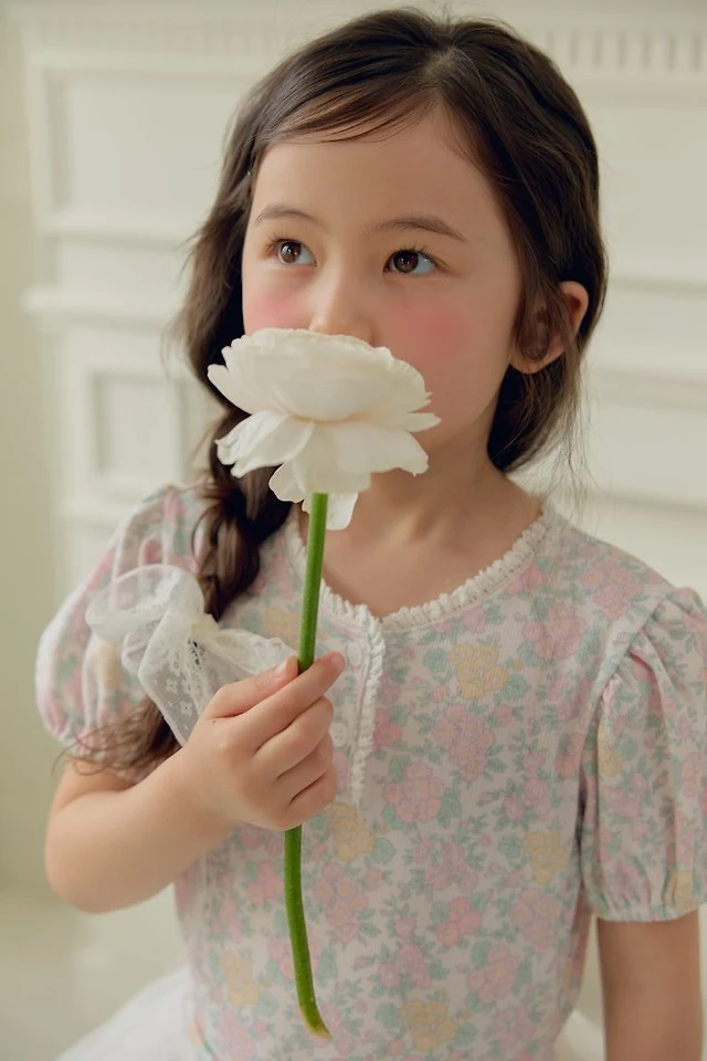 Dalla - Korean Children Fashion - #minifashionista - Flower Tulle Set - 3