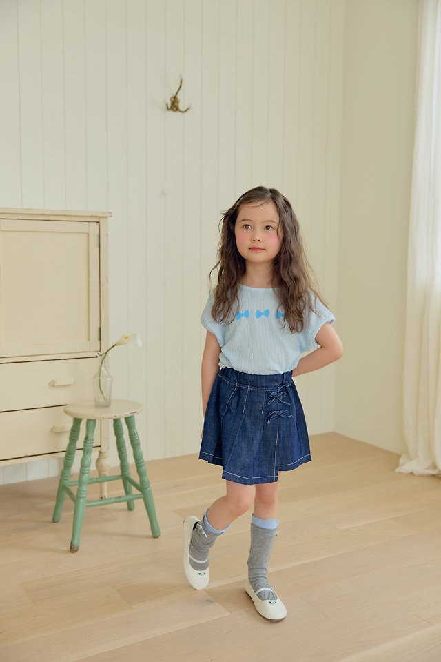Dalla - Korean Children Fashion - #minifashionista - Back Ribbon Tee - 9