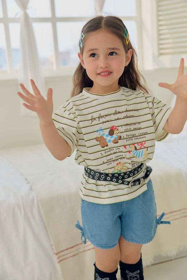 Dalla - Korean Children Fashion - #minifashionista - Dog Tee - 8