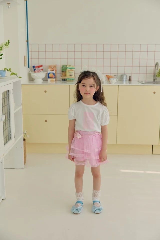 Dalla - Korean Children Fashion - #minifashionista - Pudding Lace Tee - 7