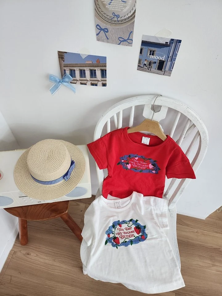 Dalla - Korean Children Fashion - #minifashionista - Strawberry Tee - 2