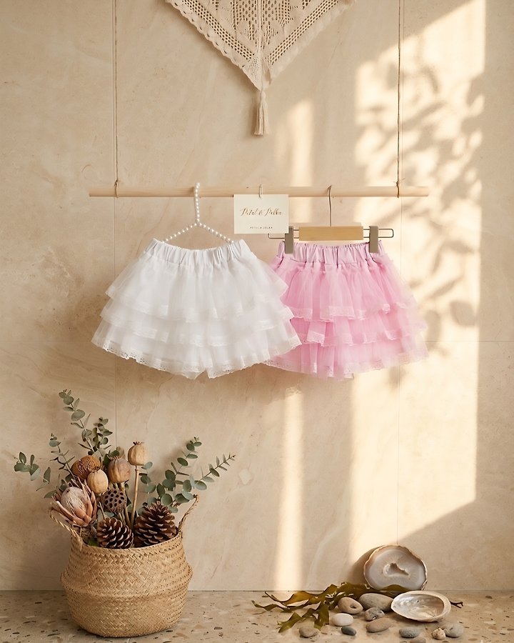 Dalla - Korean Children Fashion - #prettylittlegirls - Fresh Frill Layered Shorts