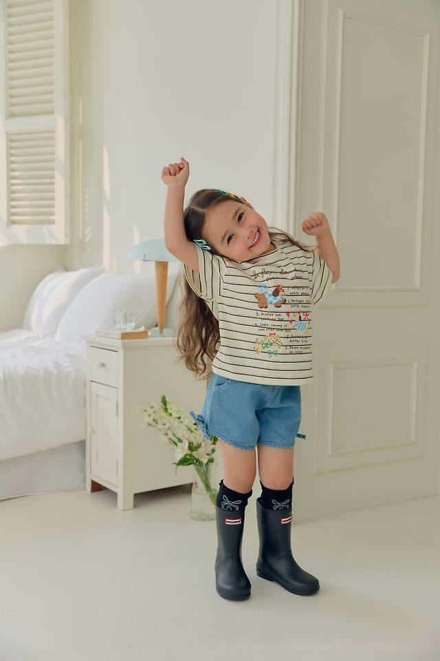 Dalla - Korean Children Fashion - #prettylittlegirls - Dog Tee - 9