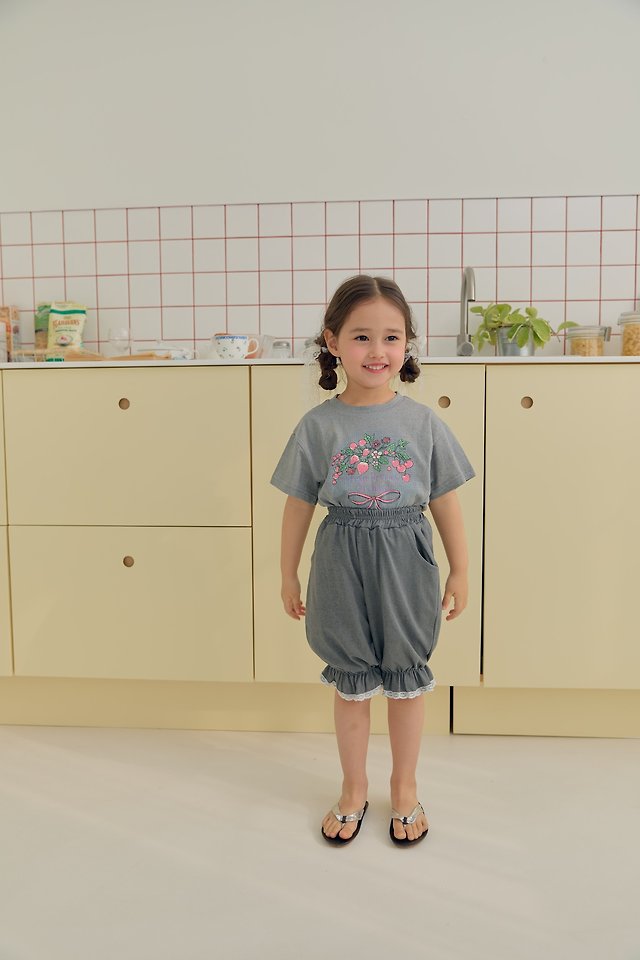Dalla - Korean Children Fashion - #prettylittlegirls - Pig Strawberry Tee - 7