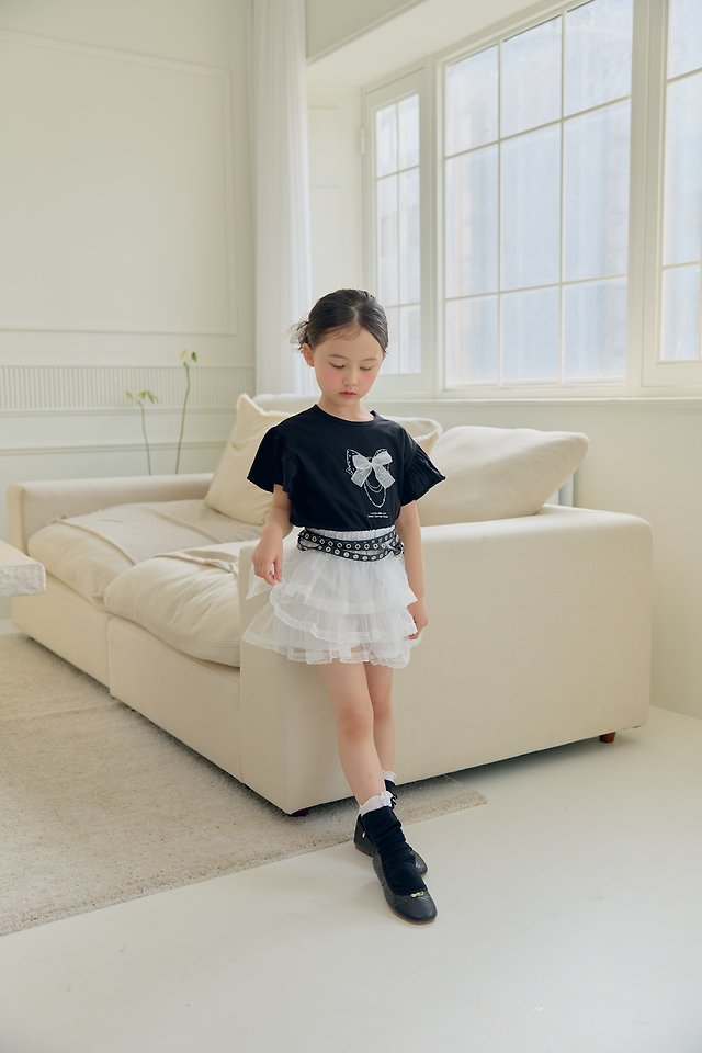 Dalla - Korean Children Fashion - #prettylittlegirls - Coco Ribbon Tee - 5