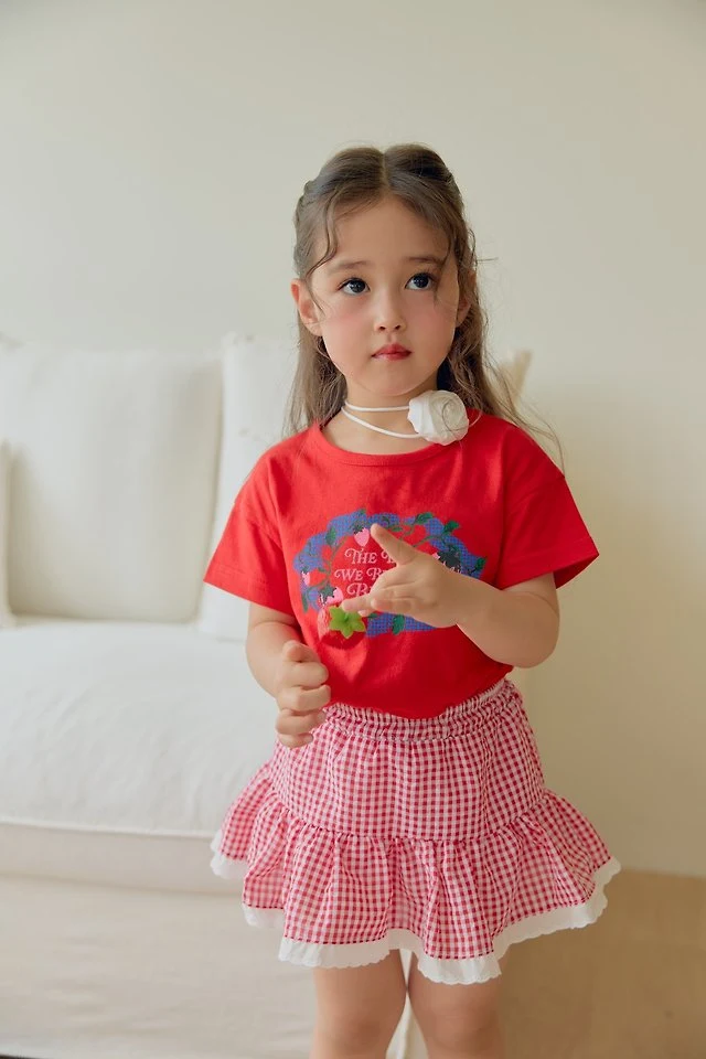 Dalla - Korean Children Fashion - #stylishchildhood - Cool Check Skirt - 8