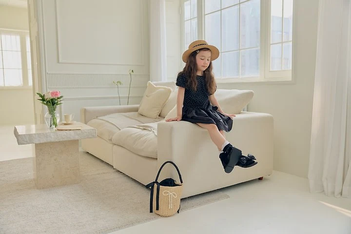 Dalla - Korean Children Fashion - #toddlerclothing - French Dot One-piece - 4