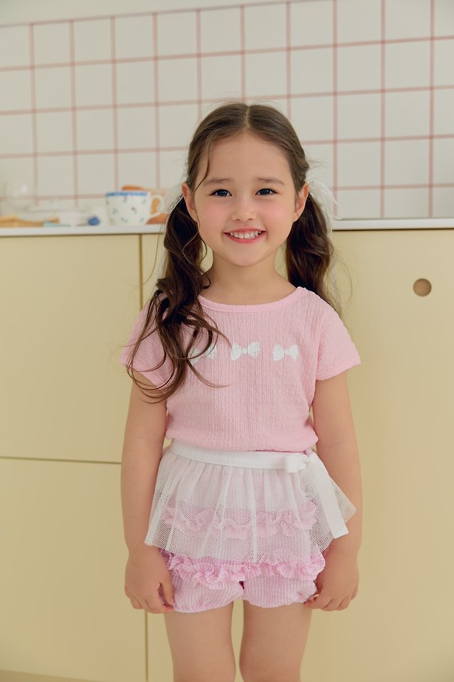 Dalla - Korean Children Fashion - #todddlerfashion - Double Line Shirring Embossed Pants - 11