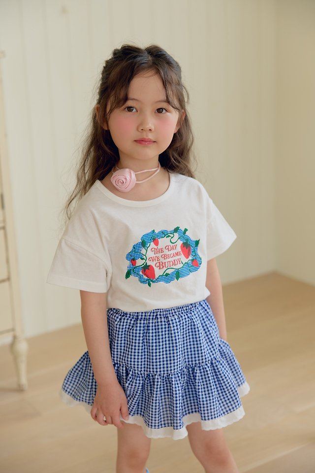 Dalla - Korean Children Fashion - #todddlerfashion - Cool Check Skirt - 6