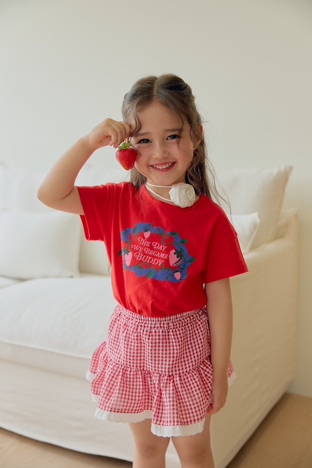 Dalla - Korean Children Fashion - #toddlerclothing - Cool Check Skirt - 7