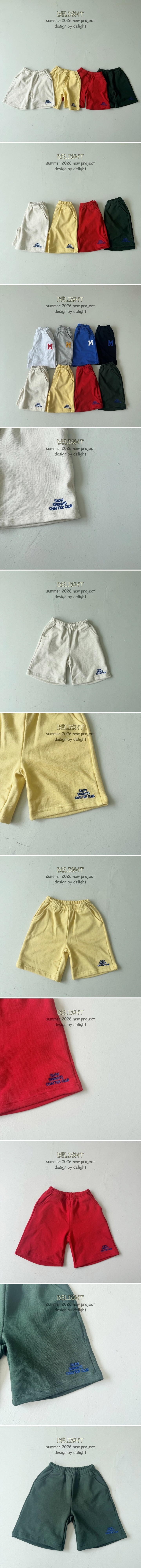 Delight - Korean Children Fashion - #kidsshorts - Club Bermuda Pants