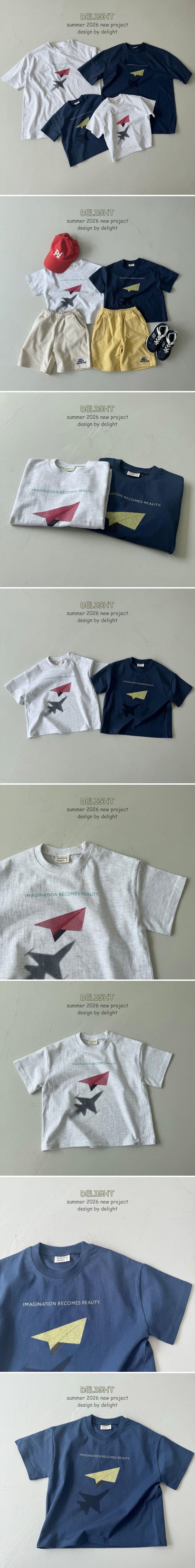 Delight - Korean Women Fashion - #restrostyle - High Speed Flight Tee (Adult)