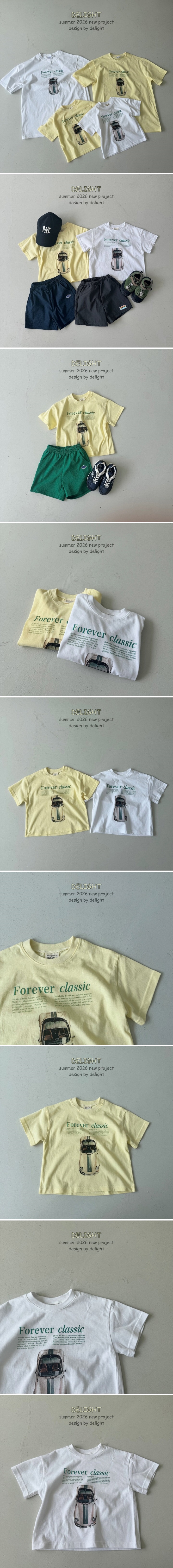 Delight - Korean Women Fashion - #womensfashion - Classic Car Tee (Adult)