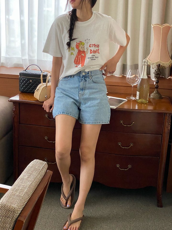Diana - Korean Women Fashion - #momslook - Devil Tee - 7