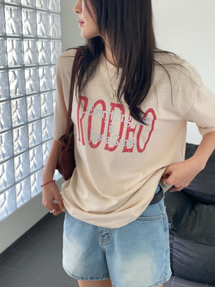 Diana - Korean Women Fashion - #womensfashion - Rodeo Tee - 4