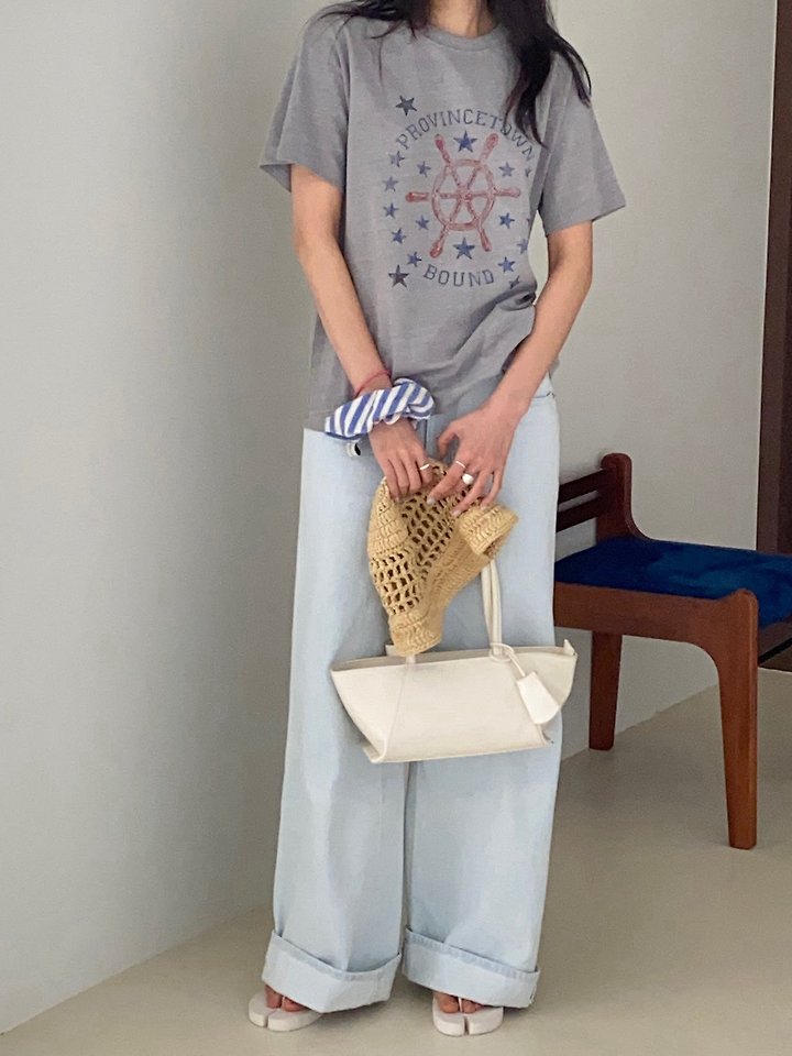 Diana - Korean Women Fashion - #momslook - Bound Tee