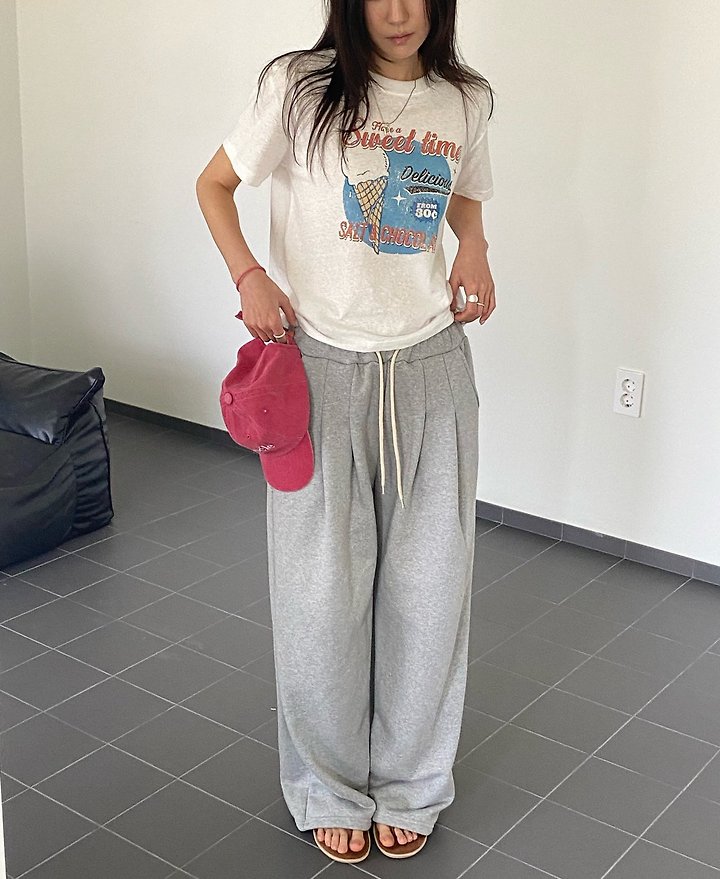 Diana - Korean Women Fashion - #momslook - Ice Cream Tee - 2