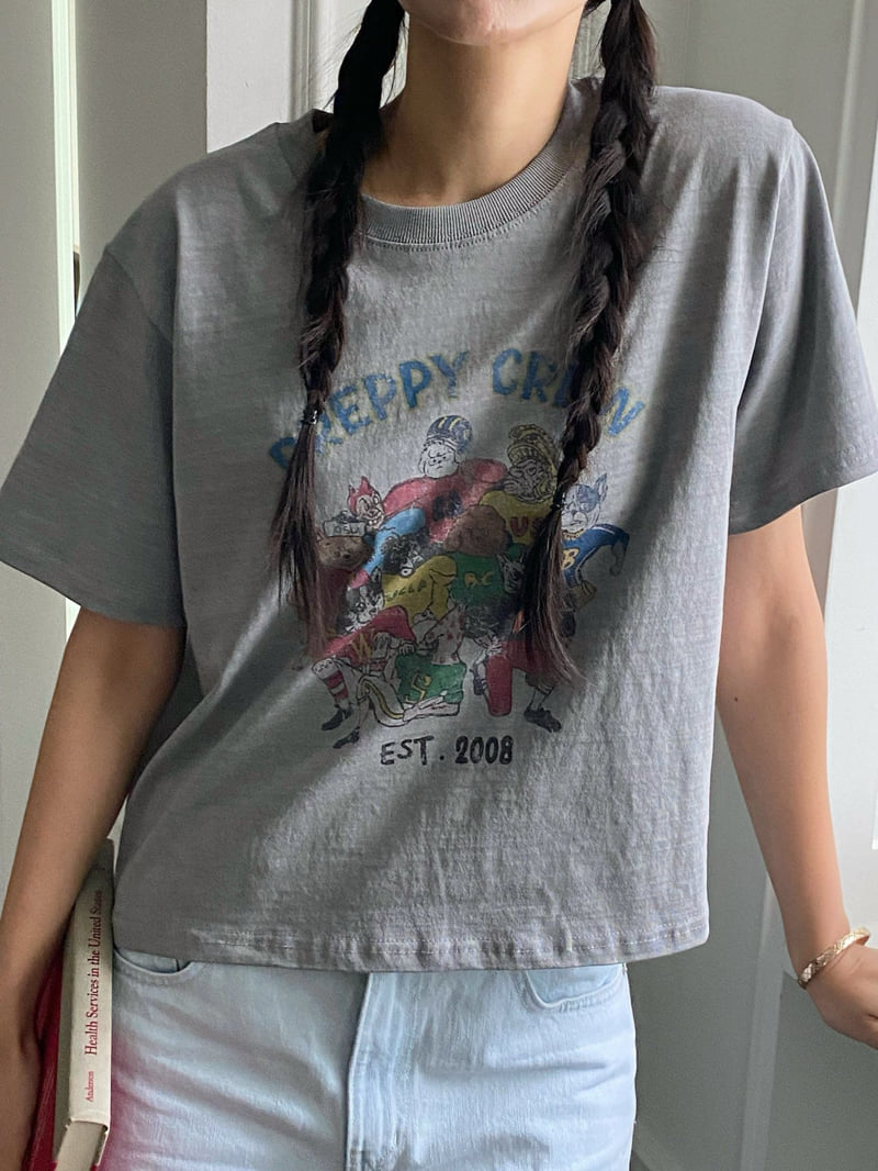 Diana - Korean Women Fashion - #momslook - Crew Tee - 12