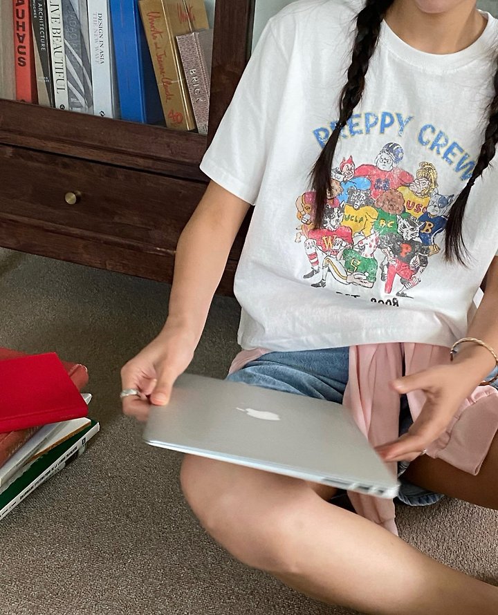 Diana - Korean Women Fashion - #momslook - Crew Tee - 6