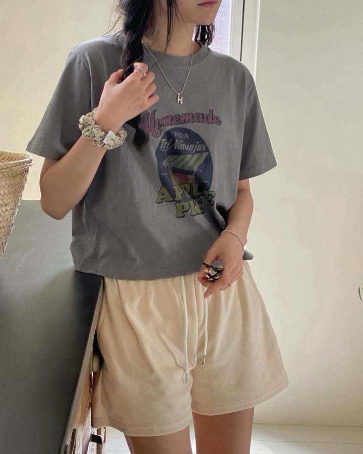 Diana - Korean Women Fashion - #momslook - Homemade Tee - 2