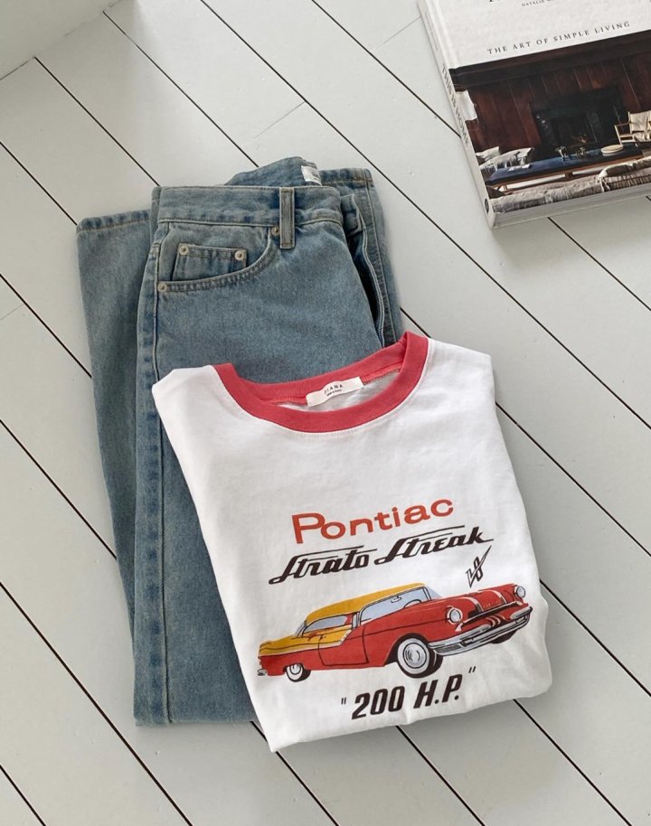 Diana - Korean Women Fashion - #momslook - Ponti Tee - 2