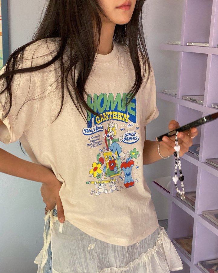 Diana - Korean Women Fashion - #pursuepretty - Homie Tee - 10