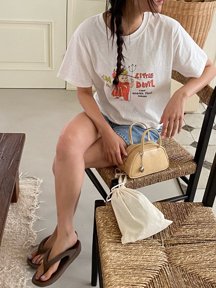 Diana - Korean Women Fashion - #restrostyle - Devil Tee - 2
