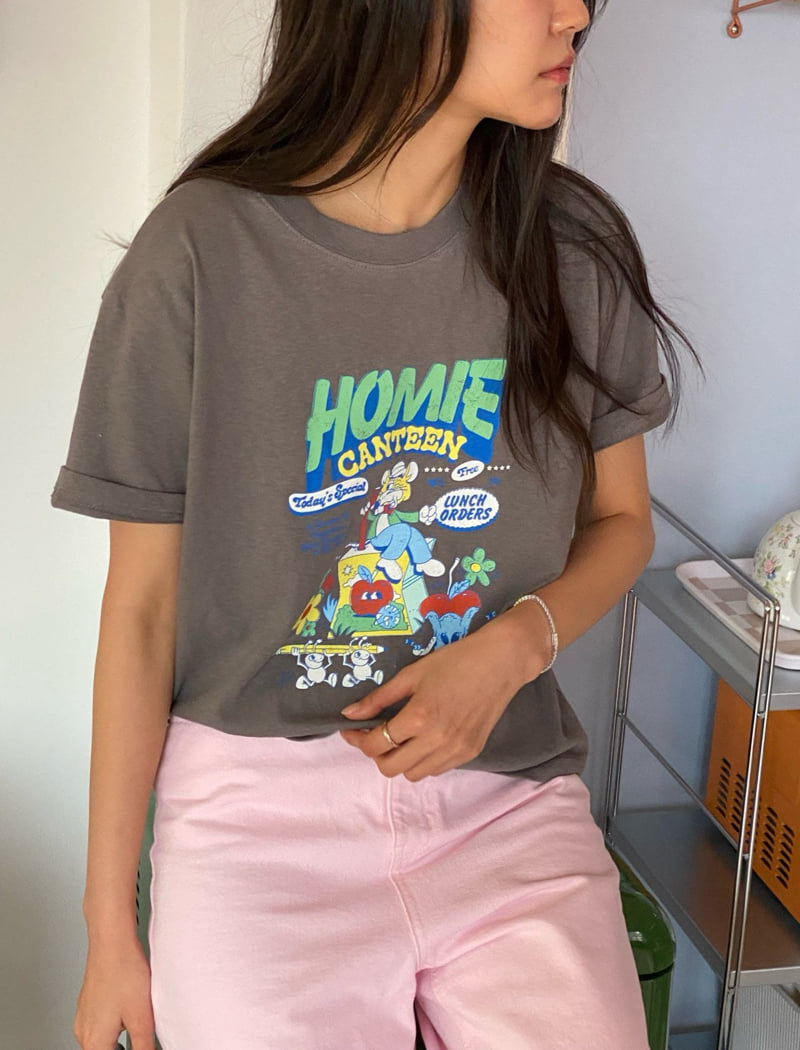 Diana - Korean Women Fashion - #romanticstyle - Homie Tee - 12