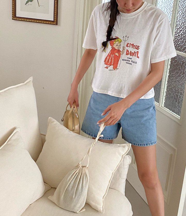 Diana - Korean Women Fashion - #thelittlethings - Devil Tee - 6