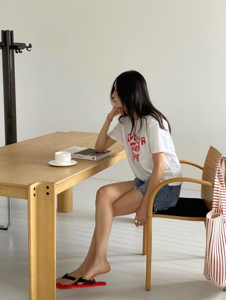 Diana - Korean Women Fashion - #vintageinspired - Surf Tee - 10