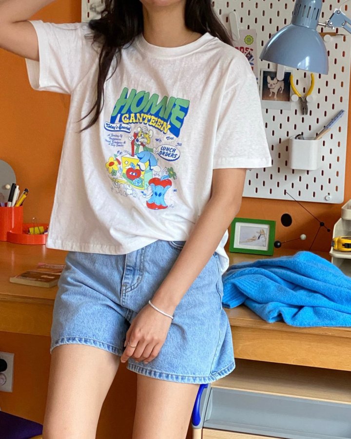 Diana - Korean Women Fashion - #vintageinspired - Homie Tee - 8