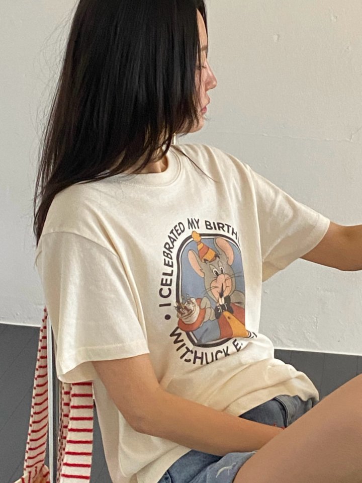 Diana - Korean Women Fashion - #vintagekidsstyle - Verse Tee - 6