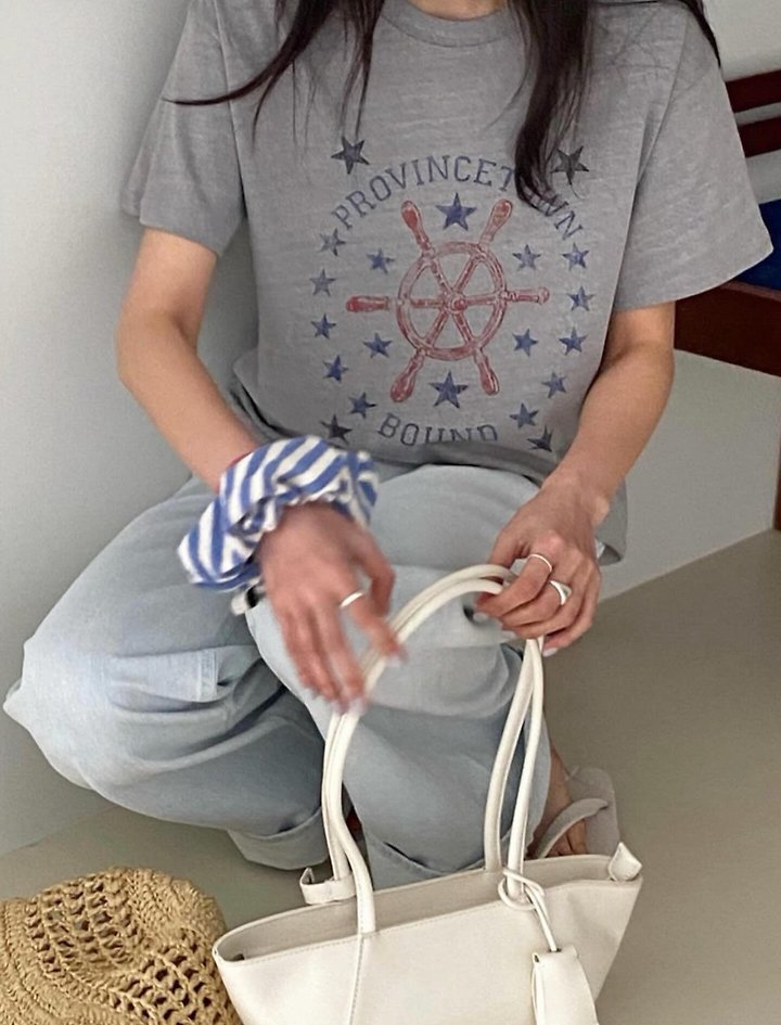 Diana - Korean Women Fashion - #womensfashion - Bound Tee - 6