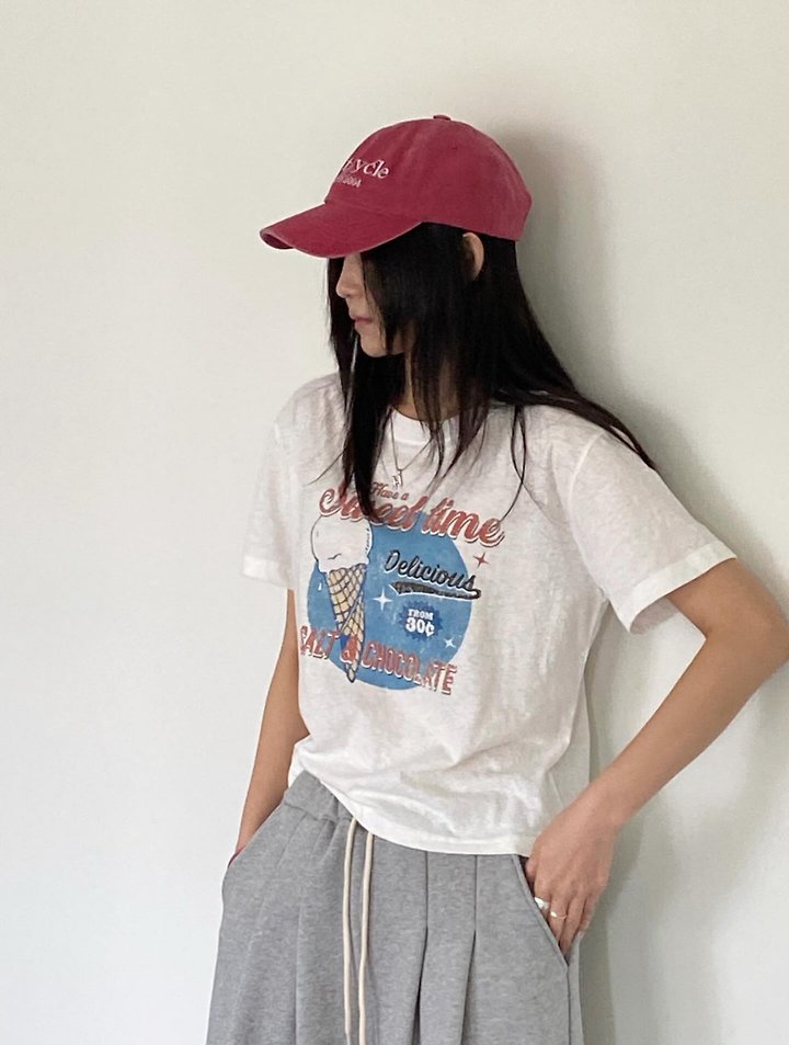 Diana - Korean Women Fashion - #womensfashion - Ice Cream Tee - 7