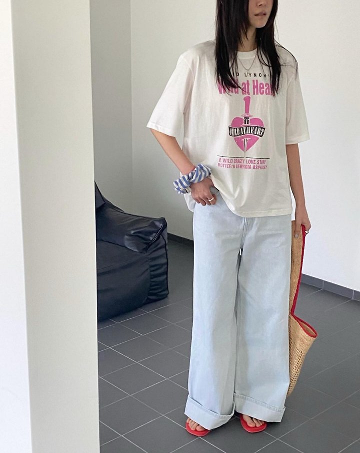 Diana - Korean Women Fashion - #momslook - Wild Tee - 4