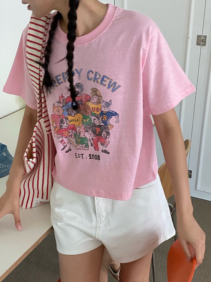 Diana - Korean Women Fashion - #womensfashion - Crew Tee - 11