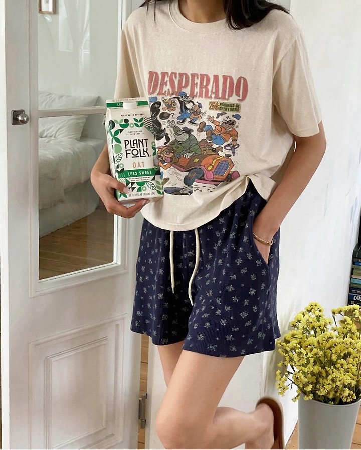 Diana - Korean Women Fashion - #womensfashion - Cartoon Tee - 2